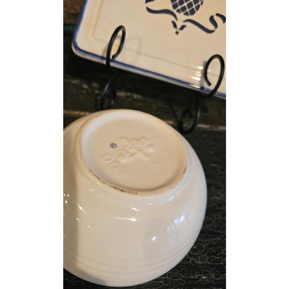 Pfaltzgraff Discontinued "Hospitality" Print 1983-87 Pineapple Kitchen Set - Picture 2 of 9